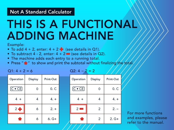 thermal printing calculator