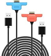 Joycon Charger Cable, TRANSNOVO Joy Con Controller Charging Cord, 9.8FT Joy con Accessories Compa...
