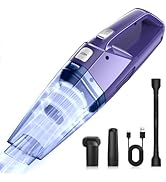 Bossdan Handheld Vacuum Cordless — 3-in-1 Hand Held Vacuum Rechargeable with 8000Pa Powerful Suct...