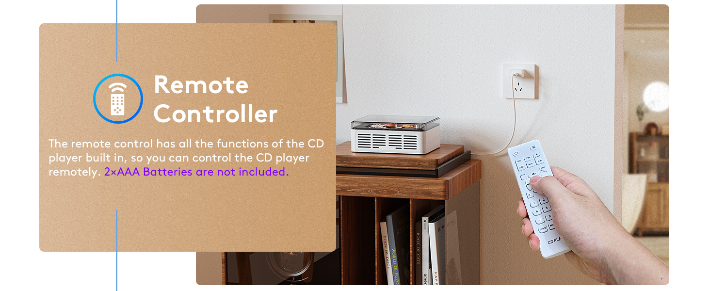 CD player with remote