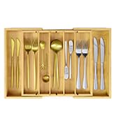 Kssiaz Coffee Pod Holder Drawer, Bamboo K Cup Holder Compatible with Nespresso Vertuo Capsules, 2...