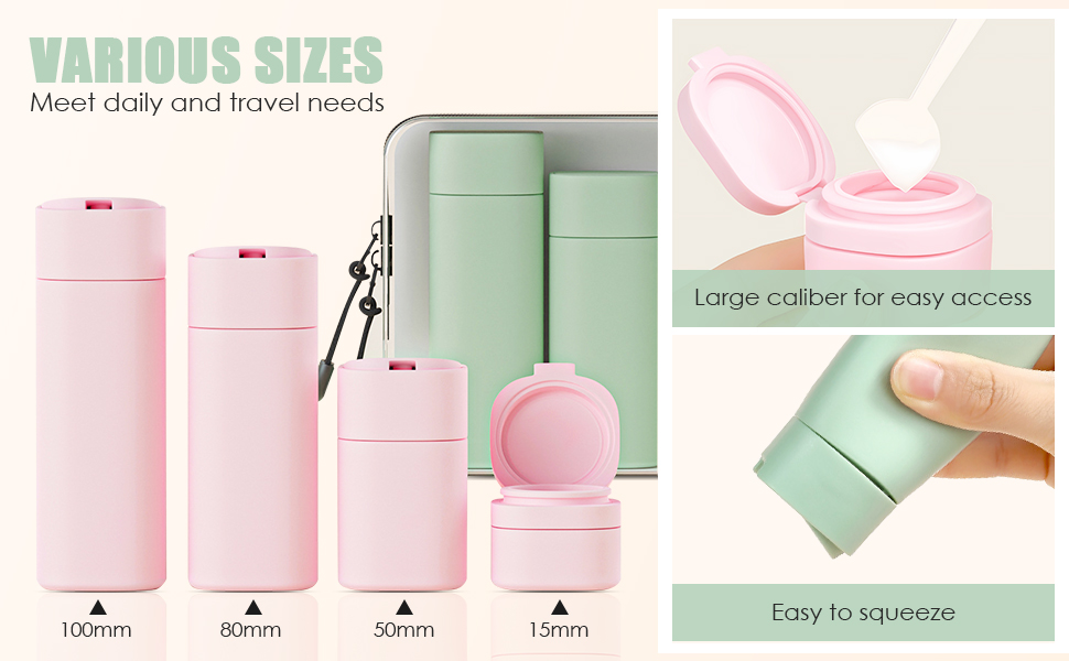 Travel Bottles for Toiletries