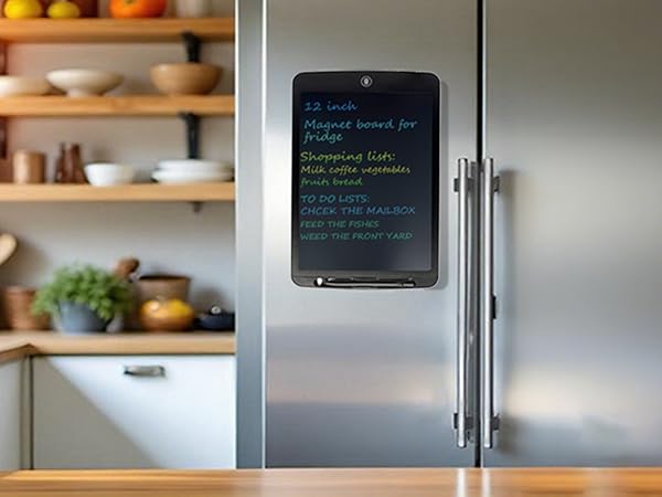 magnetic grocery list pad for fridge