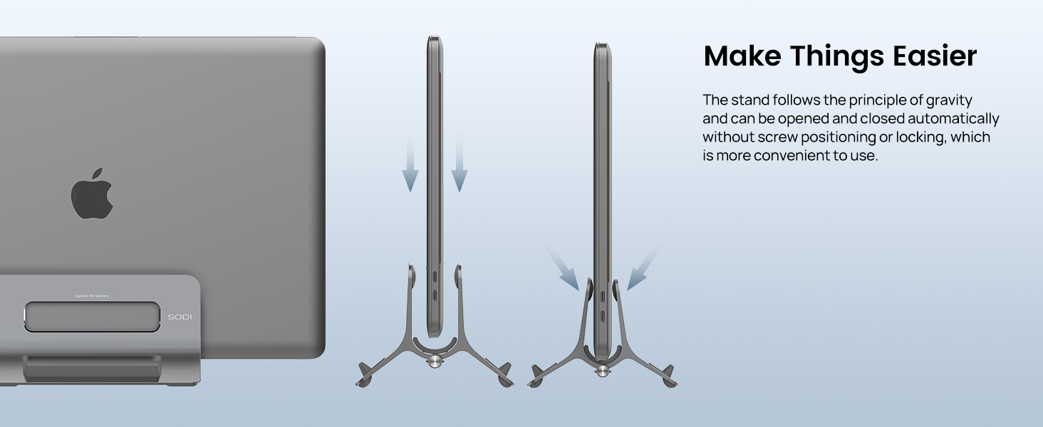 laptop holder vertical