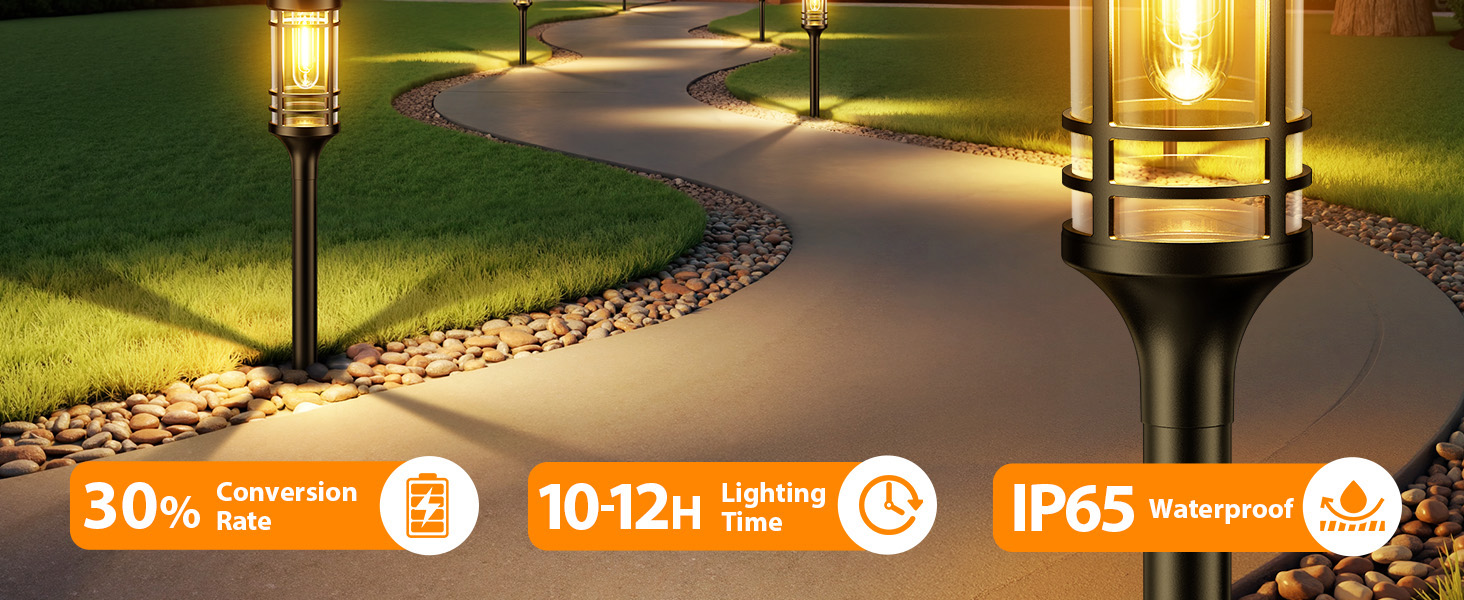 Solar Pathway Lights Outdoor