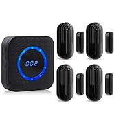 Wireless Door Chime for Business Home Office When Entering Door Alarms When Opened Door Entry Chi...