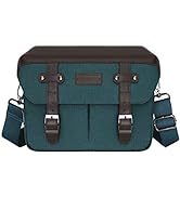 MOSISO Camera Case Crossbody Shoulder Messenger Bag, DSLR/SLR/Mirrorless Photography Vintage PU L...