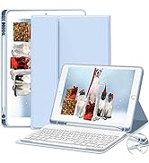 GKABXY iPad 10.2 Case with Keyboard, iPad 9th Gen 2021/ iPad 8th Gen 2020 / iPad 7th Gen 2019 Cas...