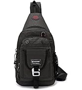 NICGID Sling Bag Chest Shoulder Backpack Crossbody Bags for iPad Tablet Outdoor Hiking Men Women