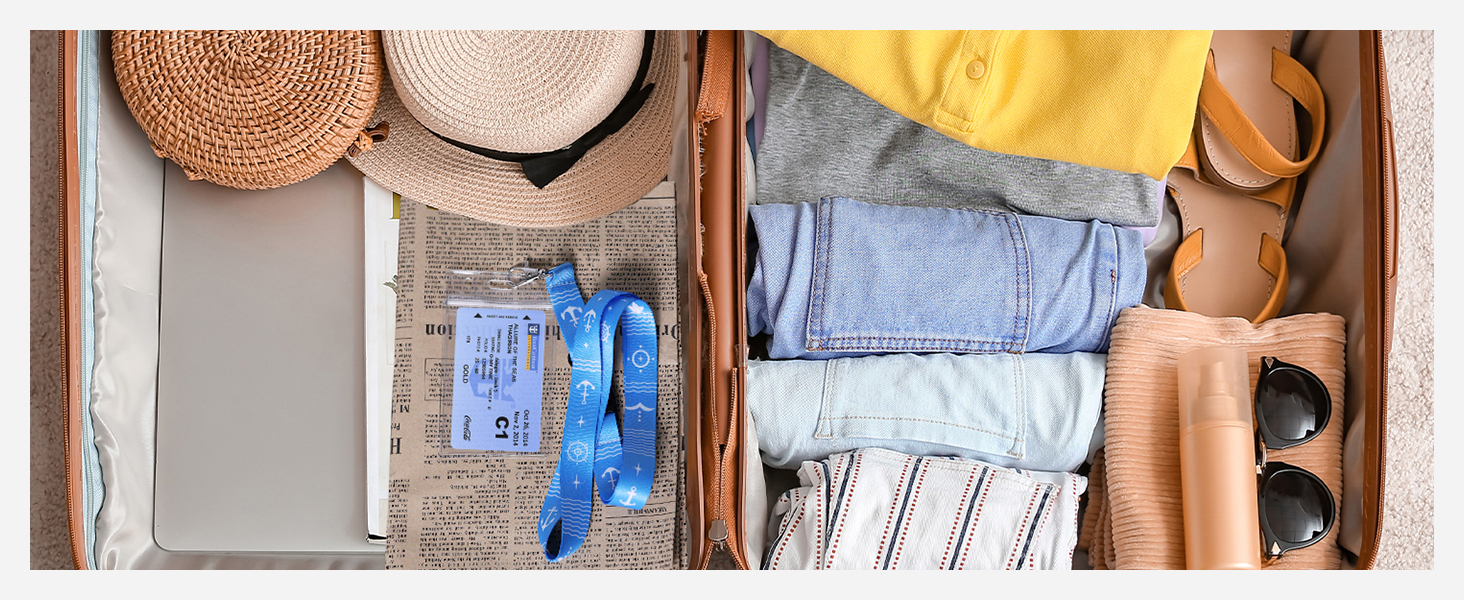 Cruise Lanyards, Blue