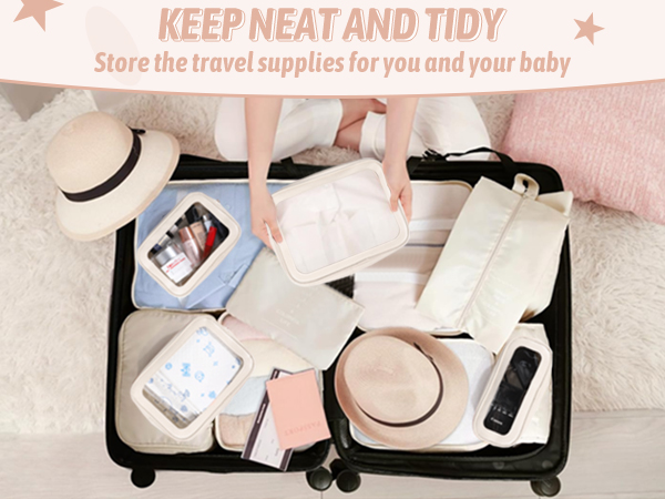 Diaper Bag Organizer Pouch Set