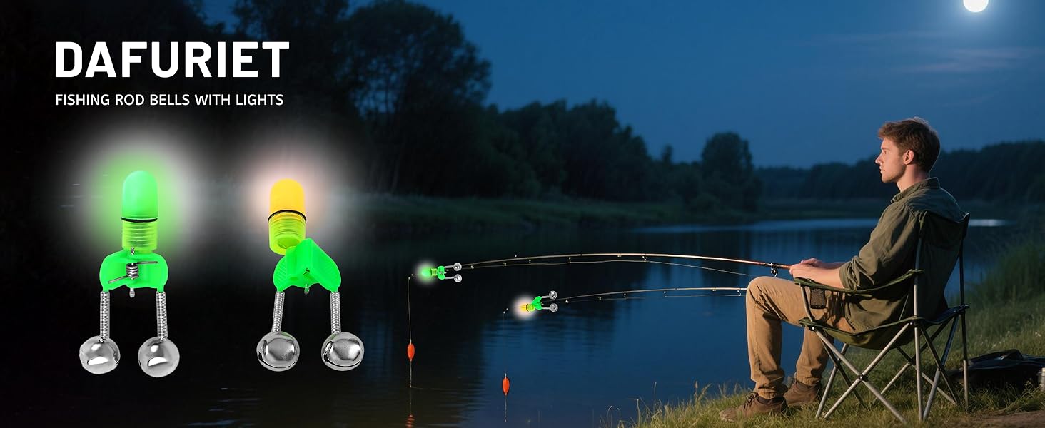 fishing bells with lights