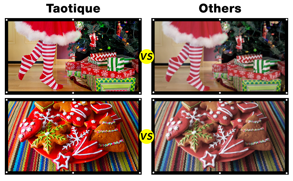 outdoor movie projection screen 72inch