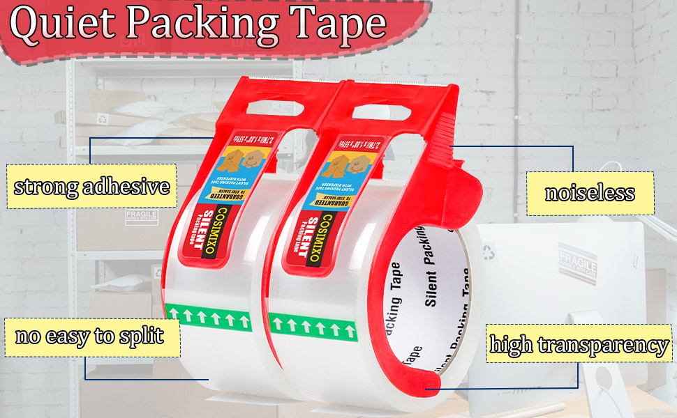 noiseless packing tape