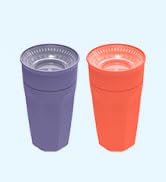 Cheers360 Cups, coral and purple