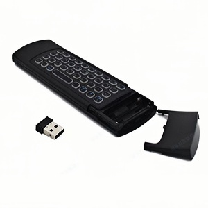 7 Color Backlit LED MX3 Pro Mini Keyboard Fly Remote Mouse,