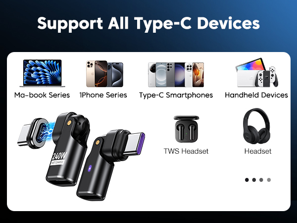 magnetic usb c charging cable