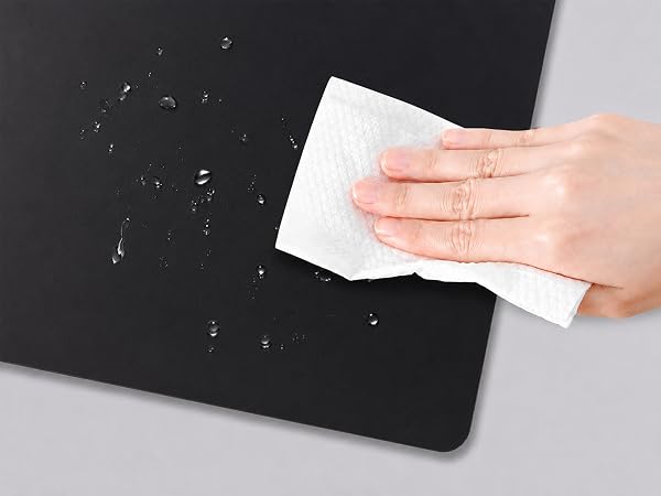 Daily spills and dirt can be wiped clean in one second without complex maintenance.