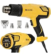 SainSmart Heat Gun, 1800W, Variable Temperature Control 120 °F-1202 °F, Fast Heat Hot Air Gun Sol...