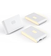 WYZE Rechargeable Night Lights with Dusk to Dawn &amp; Motion Sensors, Warm &amp; Soft White Step Lights ...