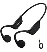 RELAXYO Swimming Bone Conduction Headphones, IPX8 Waterproof Earbuds Bluetooth 5.4 Open Earphones...