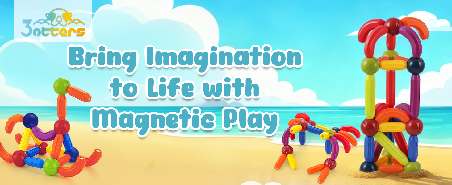 magnetic building sticks