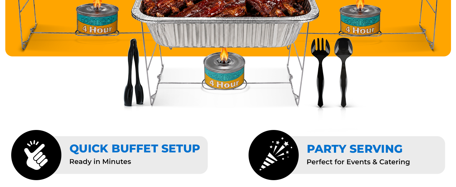 Chafing buffet set