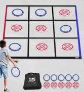 Fling Tac Toe (9ft x 9ft) Giant Tic Tac Toe Game Outdoor | Weatherproof Giant Out...