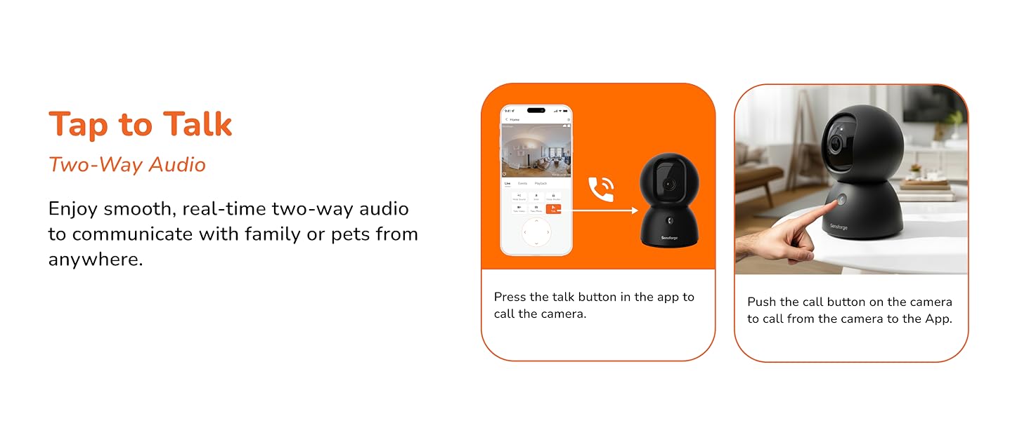 Tap to Talk/Two-Way Audio