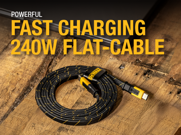 fast charging 240W flat-cable
