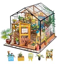 Rolife Greenhouse DIY Miniature Dollhouse Kit Creative Gift for Adults