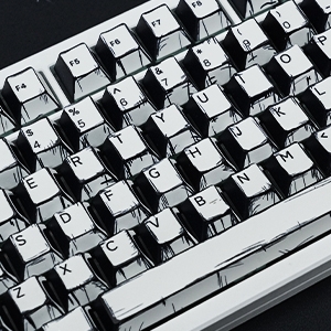 60% keyboard 75% keyboard pbt keycaps custom keyboard keycaps pudding keycaps white keycaps