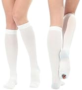 2Pairs Ted Hose Compression Stockings for Women and Men, Anti Embolism Compression Stockings, Sur...