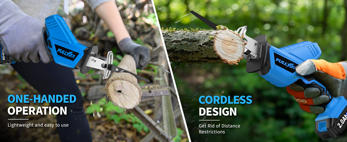 battery reciprocating saw