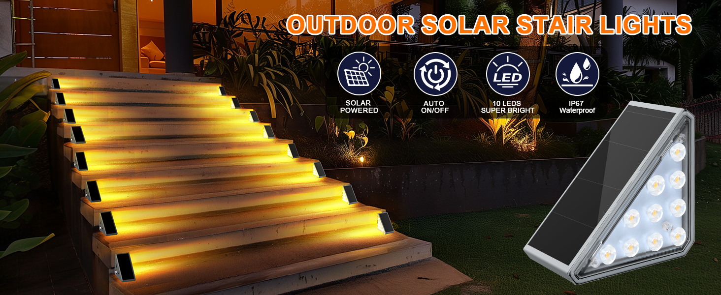 Outdoor Solar Stair Lights