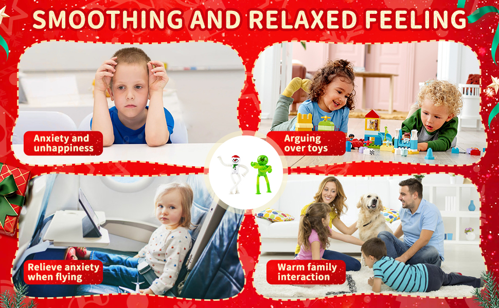 Christmas Pop Tubes Sensory Toys