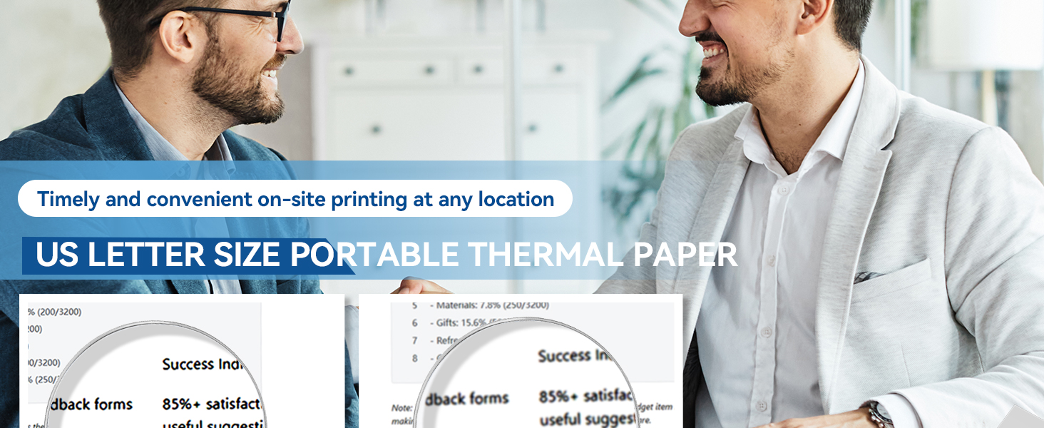thermal printer paper thermal printing paper thermal Printer Paper 8.5 x 11 Inch
