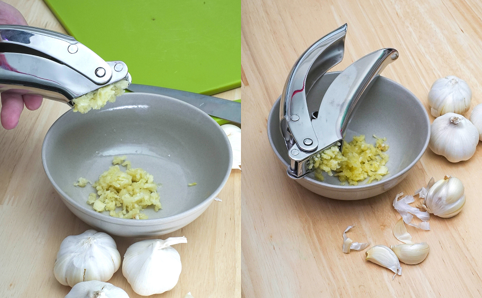 Garlic press