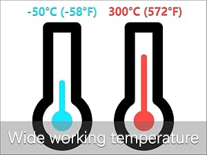 Wide working temperature