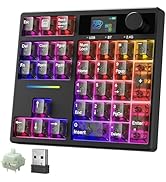 BOYI TD31Pro Gaming Keyboard,Mini Mechanical Numpad,BT5.0/2.4G/Type-C Wireless Numeric Keypad,RGB...