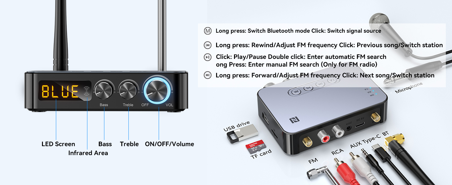 bluetooth transmitter for tv audio
