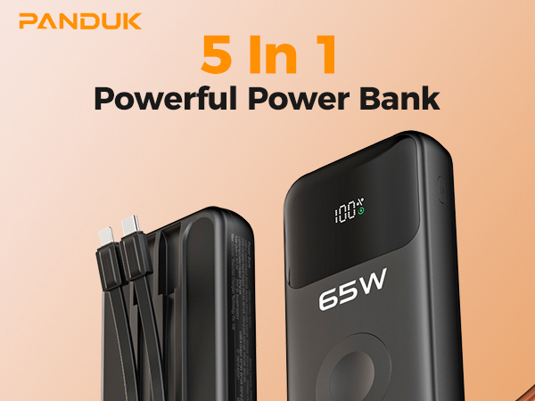5 IN 1 portable charger