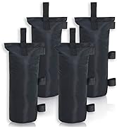 MASTERCANOPY 100lbs Canopy Weight Sandbags (7"x18",Black)