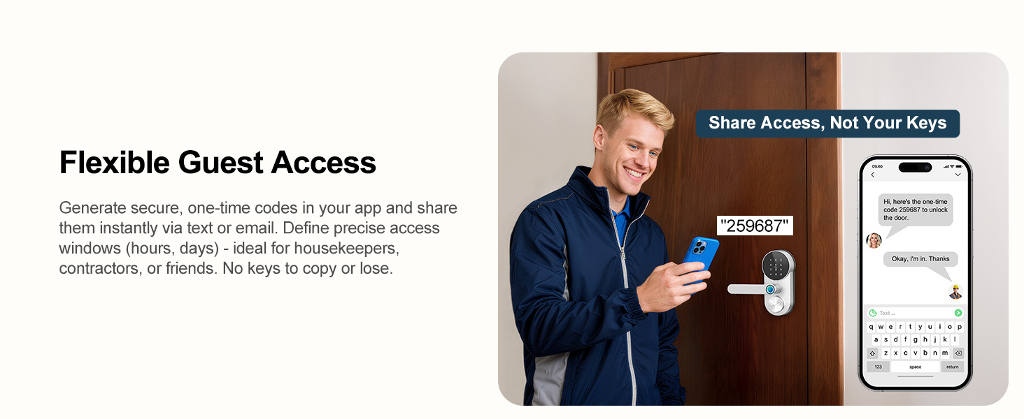 Remote Access wifi door lock