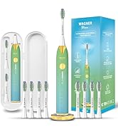 Wagner Stern Ultrasonic whitening Toothbrush with Pressure Sensor. 5 Brushing Modes and 4 Intensi...