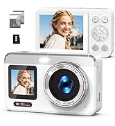 Hoorola Digital Camera, 5K Vlogging Camera for Photography, 80MP Dual Screen Point and Shoot Digi...