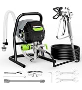 WORKPRO 700W Airless Paint Sprayer, 2900PSI High Efficiency Thinning-Free Electric Paint Sprayer ...
