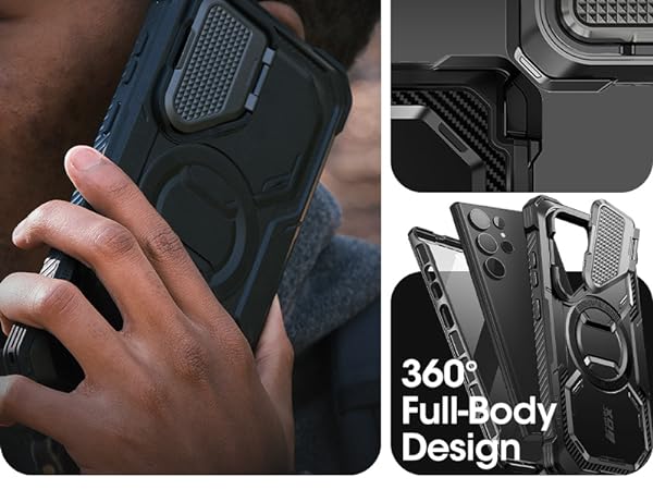 Galaxy S24 Ultra case witn camera cover