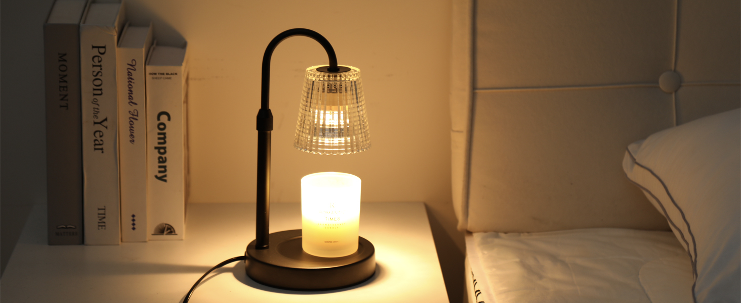 candle warmer lamp in bedroom
