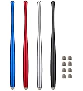 Slim Waist Stylus Pens for Touch Screen, Compatible with iPad, iPhone, Kindle Fire, 8 Extra Repla...
